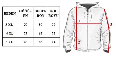 Büyük Beden Kapşonlu Sweatshirt 80022 Gri - 4