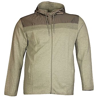 Büyük Beden Kapşonlu Sweatshirt 80022 Gri - 1