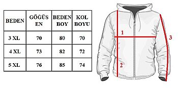 Büyük Beden Kapşonlu Sweatshirt 80022 Bej - 3