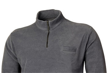 Büyük Beden Fermuarlı Dik Yk.Polar Sweat 98423 Füme - Kopya - 2