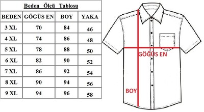 Büyük Beden Kısa Kol Düz Gömlek 51044 Bordo - 3
