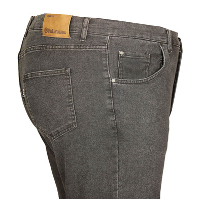 Büyük Beden Likralı Kot Pantolon 97185 Füme - 2