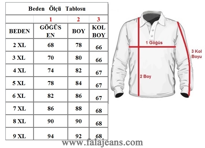 Büyük Beden Polo Yaka Kalın Sweatshirt 98421 Siyah - 3