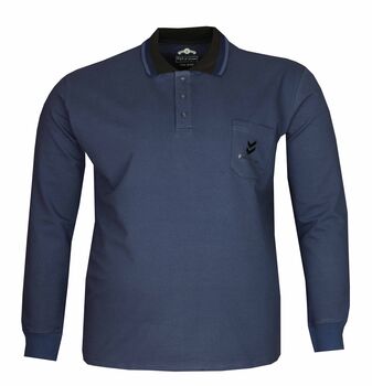 Büyük Beden Polo Yaka Tişört 76110 Marin - 1