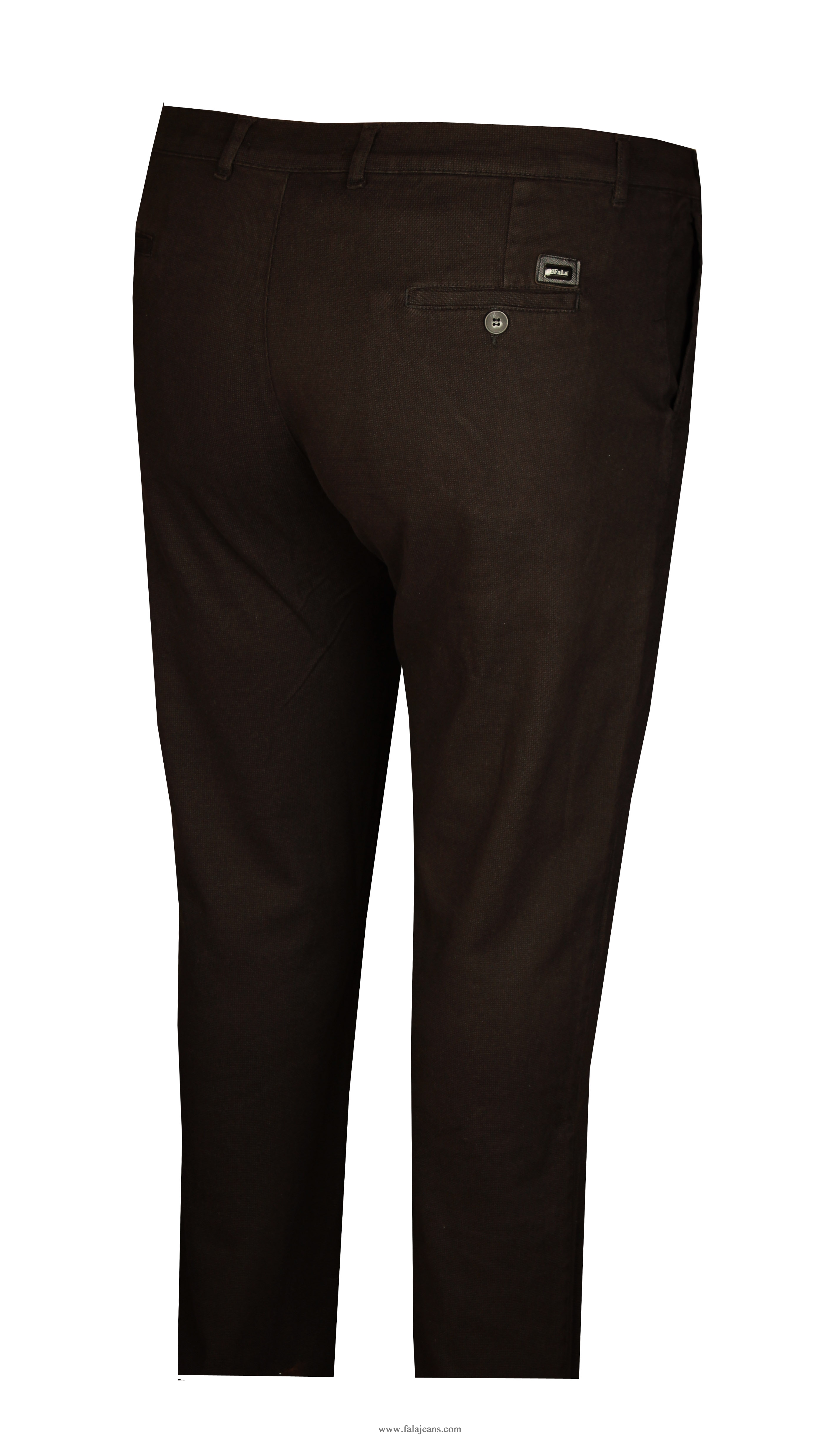 Büyük Beden Yan Cep Chino Pantolon  97155 Siyah