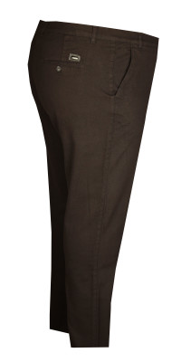 Büyük Beden Yan Cep Chino Pantolon 97155 Siyah - 2