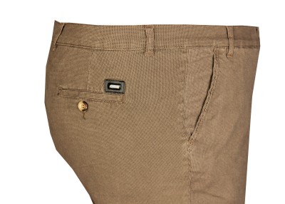 Büyük Beden Yan Cep Chino Pantolon 97155 Vizon - 3
