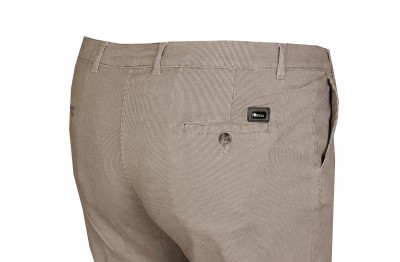 Büyük Beden Yan Cep Chino Pantolon 97155 Gri - 3