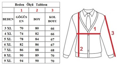 Büyük Beden Ferm.Dik Yaka Triko Hırka Siyah 92012 - 4